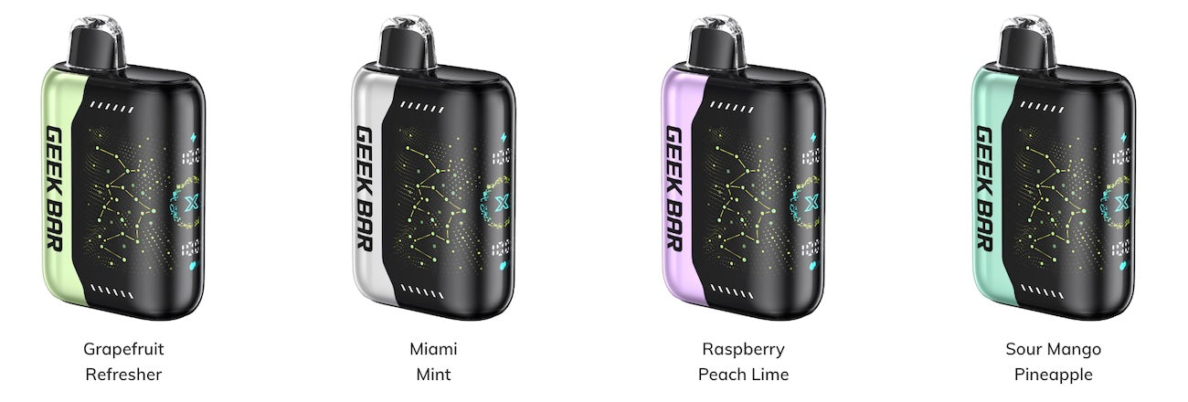 Raspberry Peach Lime Geek Bar Flavor: Fruity Cocktail in Vapor Form