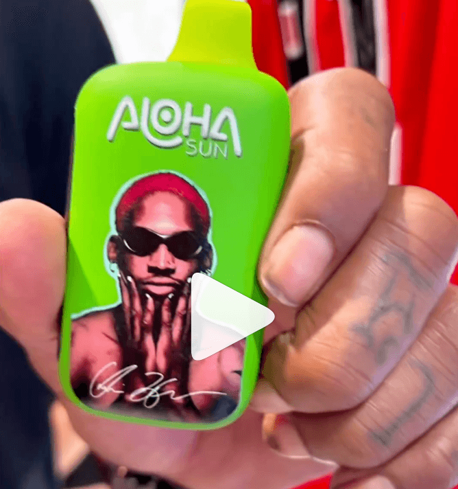 Dennis Rodman Aloha Sun 7000 Disposable Vape Dennis Rodman Aloha Sun 7000 Disposable Vape