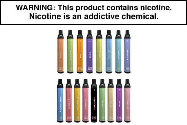 ESCO BARS 2500 PUFFS DISPOSABLE ESCO BARS 2500 PUFFS DISPOSABLE