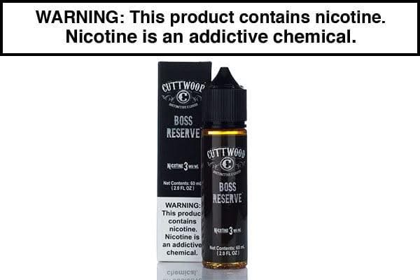 Boss Reserve by Cuttwood - 120mL/60mL - $10.75 - Vape Juice