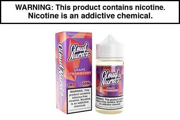 GRAPE STRAWBERRY BY CLOUD NURDZ TFN 100ML GRAPE STRAWBERRY BY CLOUD NURDZ TFN 100ML