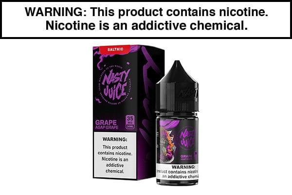 Asap Grape by Nasty Juice Salt - 30mL - Vape Juice
