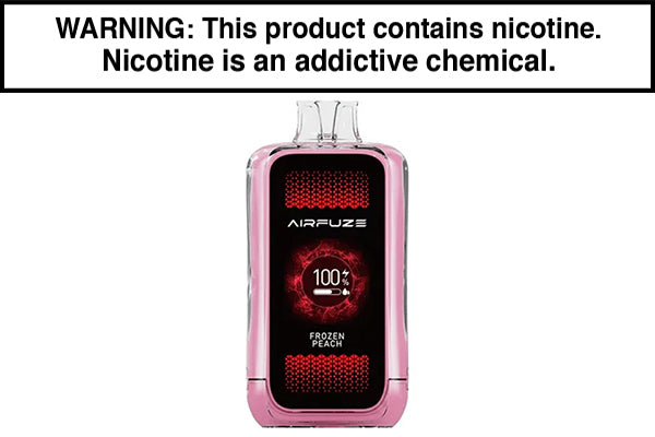 AIRFUZE JET 20K DISPOSABLE VAPE - 20,000 PUFFS Frozen Peach