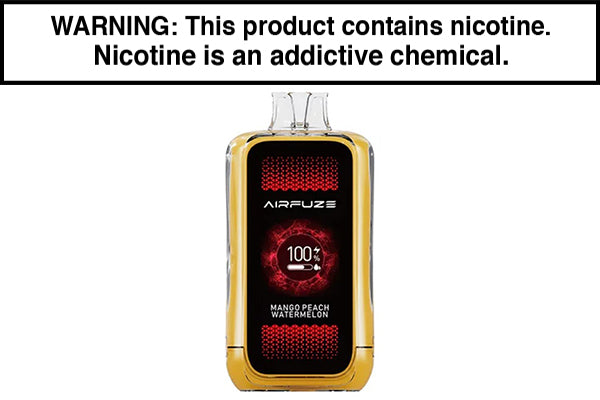 AIRFUZE JET 20K DISPOSABLE VAPE - 20,000 PUFFS Mango Peach Watermelon