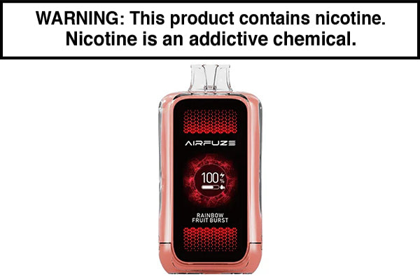 AIRFUZE JET 20K DISPOSABLE VAPE - 20,000 PUFFS Rainbow Fruit Burst