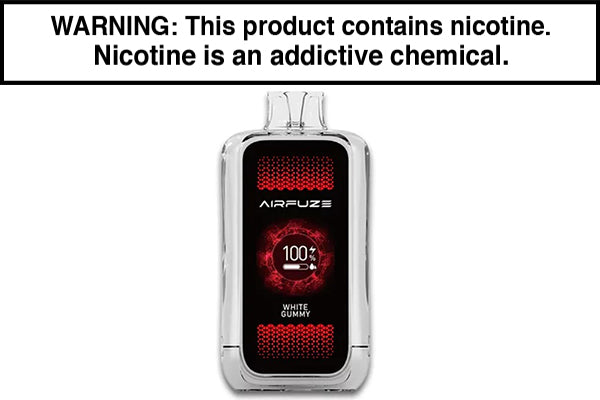 AIRFUZE JET 20K DISPOSABLE VAPE - 20,000 PUFFS White Gummy
