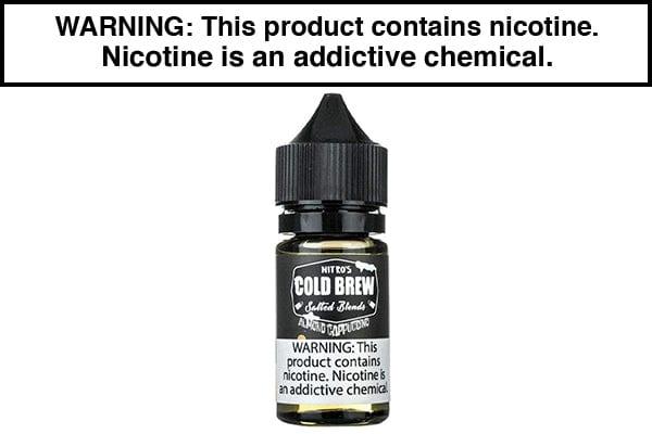 ALMOND CAPPUCCINO BY NITRO'S COLD BREW SALTS 30ML ALMOND CAPPUCCINO BY NITRO'S COLD BREW SALTS 30ML