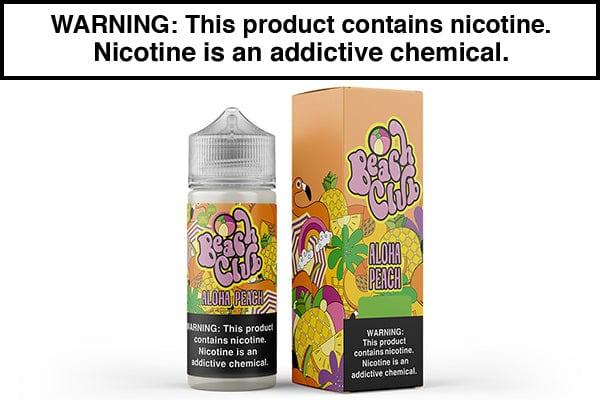 ALOHA PEACH BY BEACH CLUB 100ML - Vape Juice