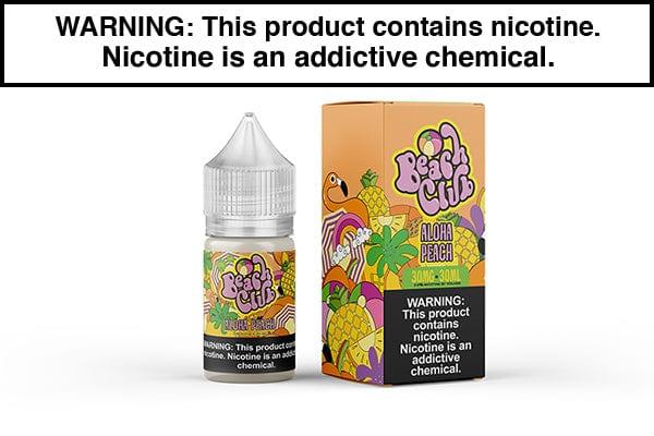 ALOHA PEACH BY BEACH CLUB SALTS 30ML - Vape Juice