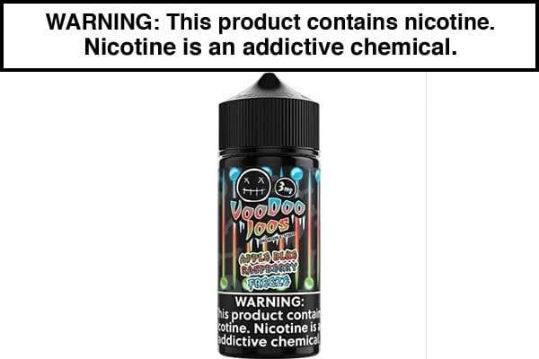 APPLE BLUE RASPBERRY FREEZE BY VOODOO JOOS 100ML APPLE BLUE RASPBERRY FREEZE BY VOODOO JOOS 100ML