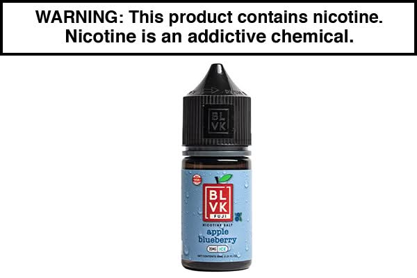 APPLE BLUEBERRY ICE BY BLVK FUJI SALT 30ML APPLE BLUEBERRY ICE BY BLVK FUJI SALT 30ML