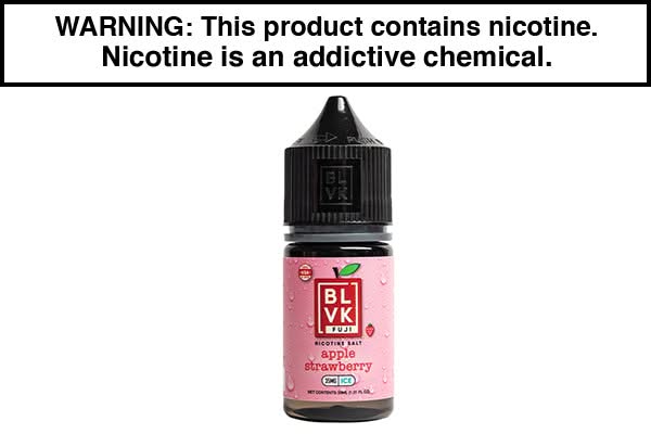 APPLE STRAWBERRY ICE BY BLVK FUJI SALT 30ML - Vape Juice