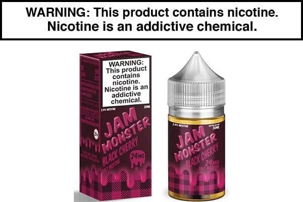 BLACK CHERRY BY JAM MONSTER SALT NIC 30ML