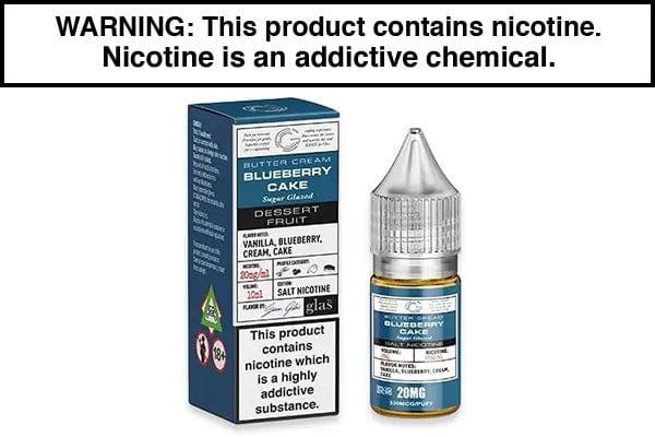 Blueberry Cake by Glas Basix Nic Salts 30ML - $11.99 - Vape Juice