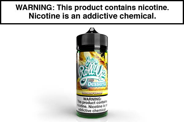 banana vape juice flavors BANANA CEREAL BY JUICE ROLL UPZ DESSERTZ 100ML
