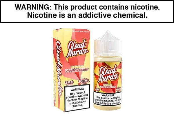 BANANA DRAGON BERRY BY CLOUD NURDZ TFN 100ML BANANA DRAGON BERRY BY CLOUD NURDZ TFN 100ML