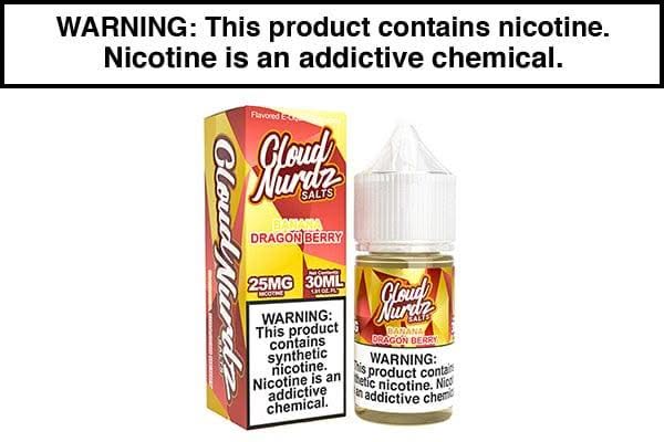 dragon cloud vape juice BANANA DRAGON BERRY BY CLOUD NURDZ SALT 30ML dragon cloud vape juice BANANA DRAGON BERRY BY CLOUD NURDZ SALT 30ML