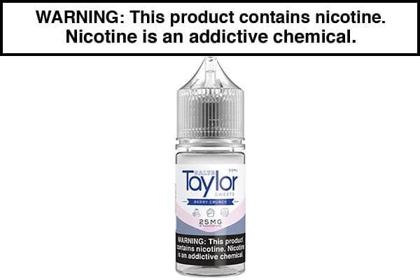 BERRY CRUNCH BY TAYLOR SALTS 30ML BERRY CRUNCH BY TAYLOR SALTS 30ML