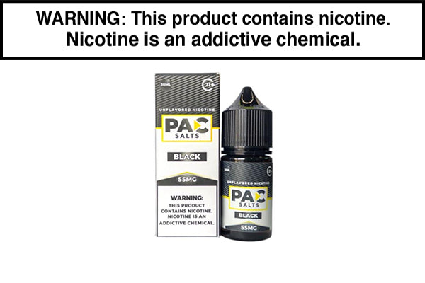 BLACK BY PAC SALTS 30ML