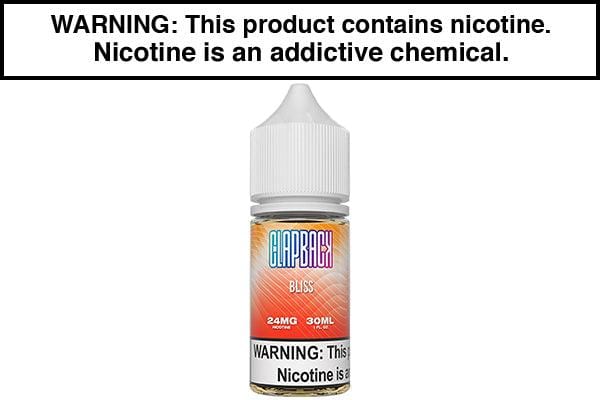 BLISS BY CLAP BACK SALTS 30ML - Vape Juice