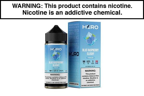 BLUE RASPBERRY SLUSHY FREEZE BY HERO 100ML