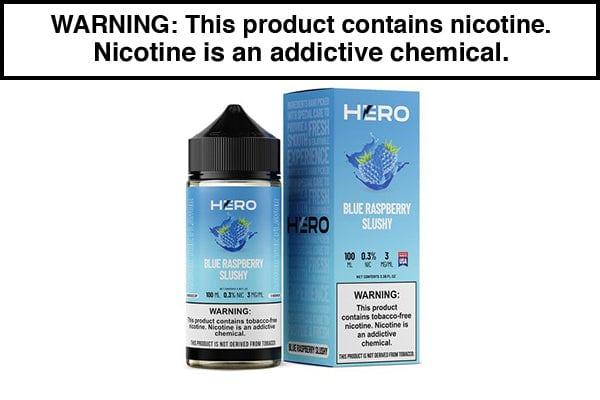 BLUE RASPBERRY SLUSHY BY HERO 100ML BLUE RASPBERRY SLUSHY BY HERO 100ML