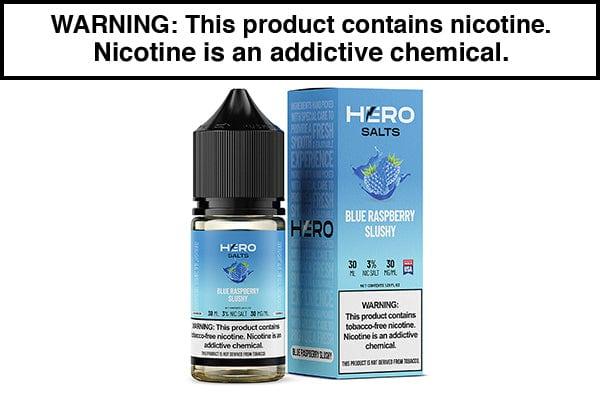 BLUE RASPBERRY SLUSHY BY HERO SALTS 30ML - Vape Juice