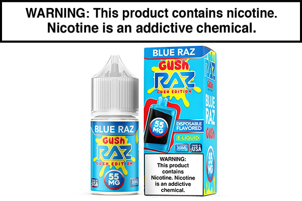 BLUE RAZZ GUSH BY POD JUICE SALTS X RAZ 30ML