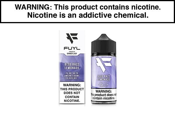 BLUE RAZZ LEMONADE BY FUYL 100ML BLUE RAZZ LEMONADE BY FUYL 100ML