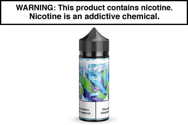 BLUE RAZZ LIME ICE BY PUFF FRUITS 100ML - Vape Juice