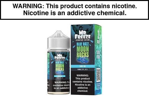 BLUE RAZZ MOON ROCKS BY MR. FREEZE 100ML BLUE RAZZ MOON ROCKS BY MR. FREEZE 100ML