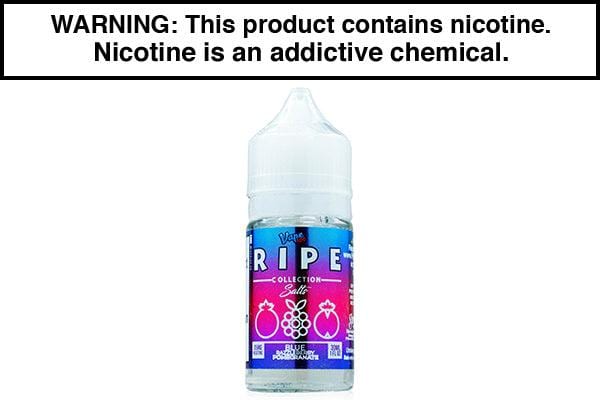 BLUE RAZZLEBERRY POMEGRANATE BY VAPE 100 RIPE SALTS 30ML