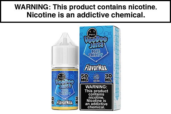 BLUE TRINITY BY VOODOO JOOS FLAVORMAX SALTS 30ML BLUE TRINITY BY VOODOO JOOS FLAVORMAX SALTS 30ML