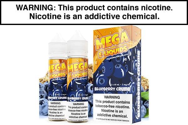 BLUEBERRY CRUMB BY MEGA E LIQUIDS 120ML