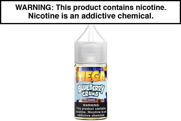 BLUEBERRY CRUMB BY MEGA SALTS 30ML - Vape Juice