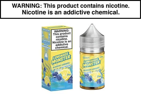 BLUEBERRY LEMONADE BY LEMONADE MONSTER SALT NIC 30ML BLUEBERRY LEMONADE BY LEMONADE MONSTER SALT NIC 30ML