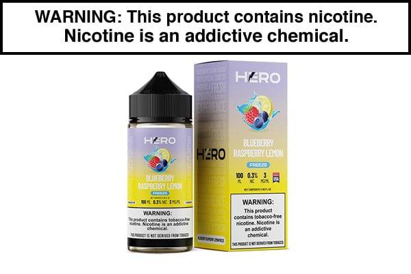 BLUEBERRY RASPBERRY LEMON FREEZE BY HERO 100ML - Vape Juice