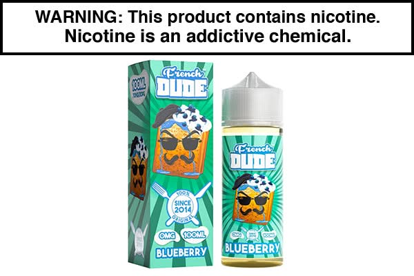 BLUEBERRY FRENCH DUDE BY VAPE BREAKFAST CLASSICS 100ML BLUEBERRY FRENCH DUDE BY VAPE BREAKFAST CLASSICS 100ML