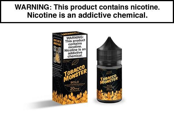 Bold Vape Juice Flavors BOLD BY TOBACCO MONSTER SALT NIC 30ML