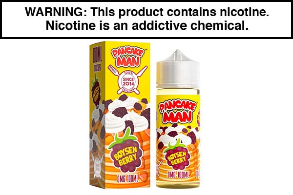 BOYSENBERRY PANCAKE MAN BY VAPE BREAKFAST CLASSICS 100ML BOYSENBERRY PANCAKE MAN BY VAPE BREAKFAST CLASSICS 100ML