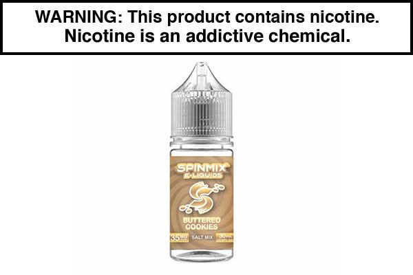 BUTTERED COOKIES BY SPINMIX SALTS 30ML BUTTERED COOKIES BY SPINMIX SALTS 30ML