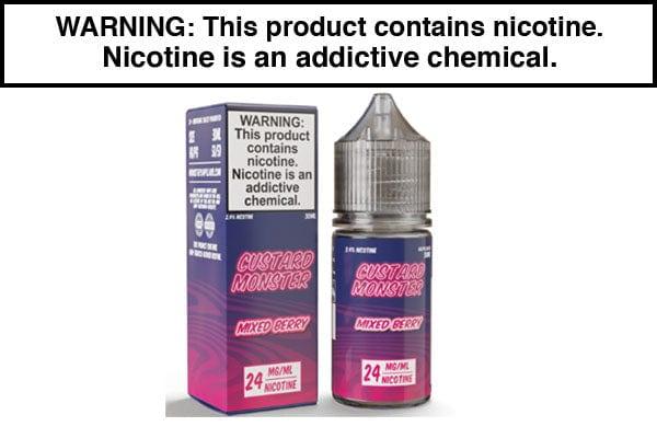 MIXED BERRY BY CUSTARD MONSTER SALT NIC 30ML MIXED BERRY BY CUSTARD MONSTER SALT NIC 30ML