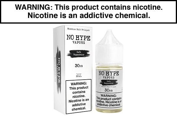 CAFE CAPPUCCINO BY NO HYPE SALTS 30ML CAFE CAPPUCCINO BY NO HYPE SALTS 30ML