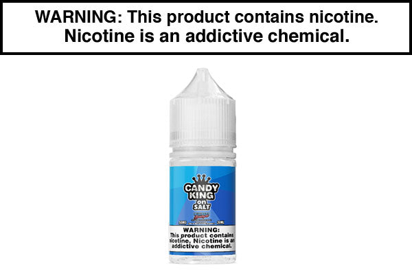 BLUE RAZZ BUBBLEGUM BY CANDY KING SALT 30ML