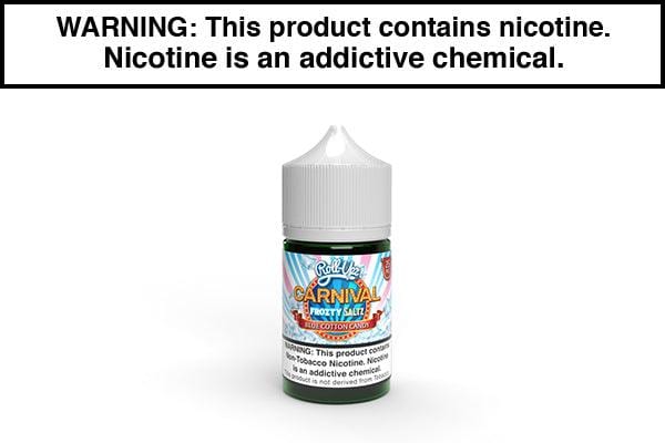 CARNIVAL COTTON CANDY FROZTY BY JUICE ROLL UPZ SALT 30ML CARNIVAL COTTON CANDY FROZTY BY JUICE ROLL UPZ SALT 30ML