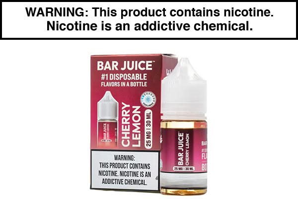 CHERRY LEMON BY BAR JUICE BJ15000 SALTS 30ML - Vape Juice