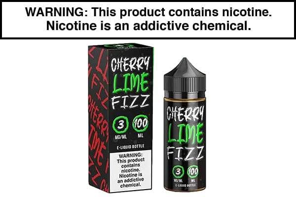 CHERRY LIME FIZZ BY JUICE MAN 100ML CHERRY LIME FIZZ BY JUICE MAN 100ML