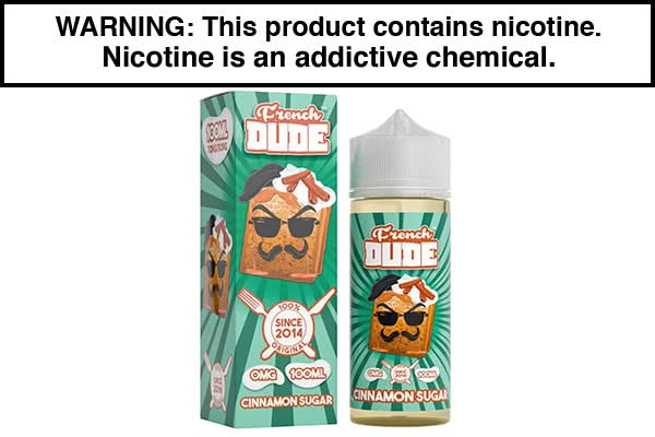 CINNAMON SUGAR FRENCH DUDE BY VAPE BREAKFAST CLASSICS 100ML CINNAMON SUGAR FRENCH DUDE BY VAPE BREAKFAST CLASSICS 100ML