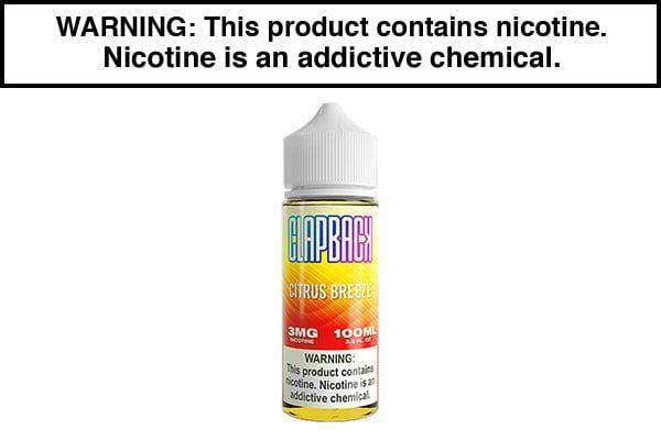 CITRUS BREEZE BY CLAP BACK 100ML - Vape Juice
