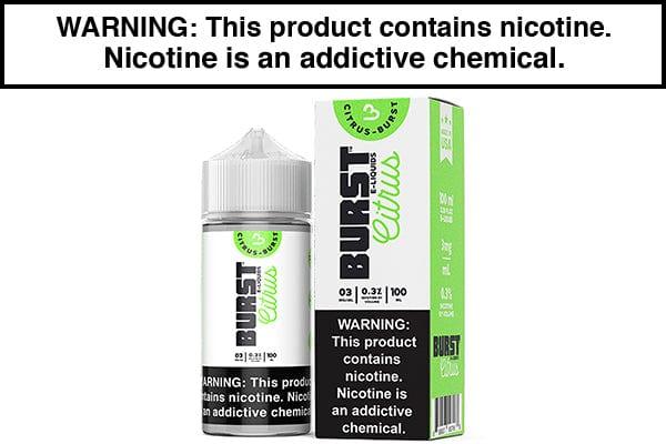 Citrus by Burst E Liquid 60ML/100ML - Vape Juice